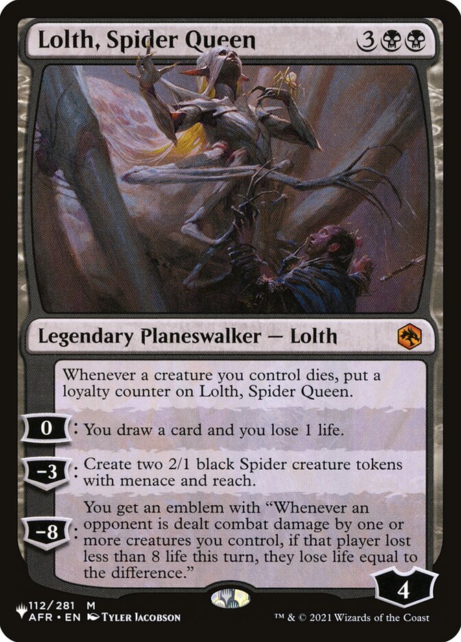 Lolth, Spider Queen [The List] - Magic: The Gathering - Card Brawlers | Quebec | Canada |