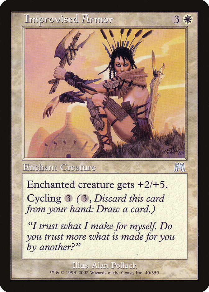 Improvised Armor [Onslaught] - Magic: The Gathering - Card Brawlers | Quebec | Canada |
