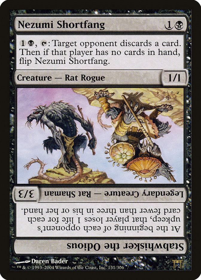 Nezumi Shortfang // Stabwhisker the Odious [Champions of Kamigawa] - Magic: The Gathering - Card Brawlers | Quebec | Canada |