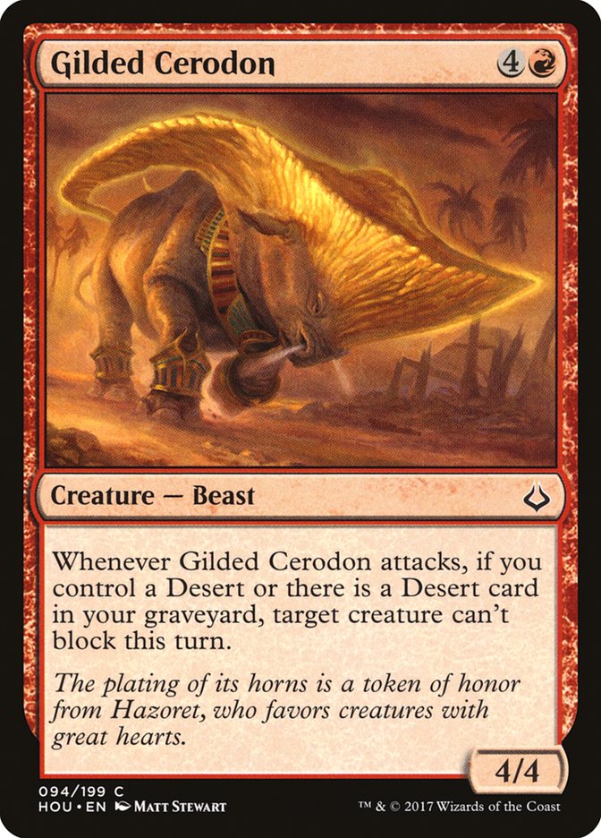 Gilded Cerodon [Hour of Devastation] - Magic: The Gathering - Card Brawlers | Quebec | Canada |