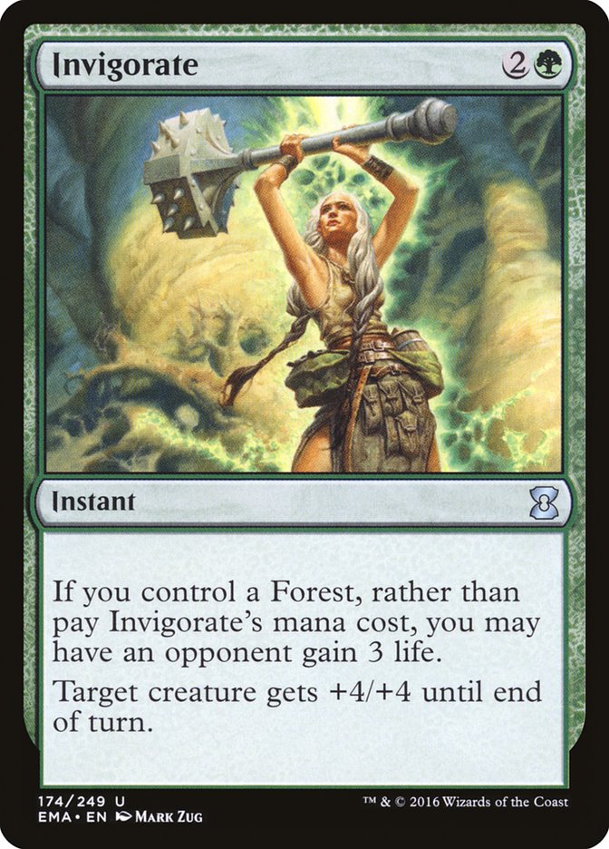Invigorate [Eternal Masters] - Magic: The Gathering - Card Brawlers | Quebec | Canada |