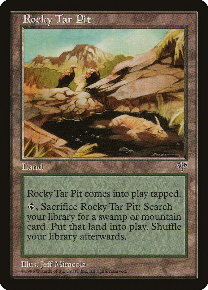Rocky Tar Pit [Mirage] - Magic: The Gathering - Card Brawlers | Quebec | Canada |