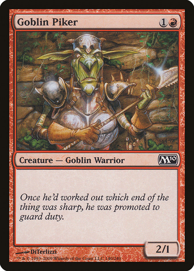 Goblin Piker [Magic 2010] - Magic: The Gathering - Card Brawlers | Quebec | Canada |