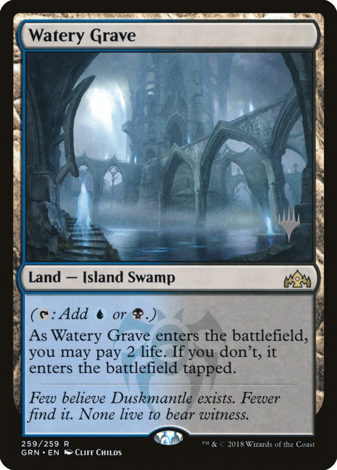 Watery Grave (Promo Pack) [Guilds of Ravnica Promos] - Magic: The Gathering - Card Brawlers | Quebec | Canada |