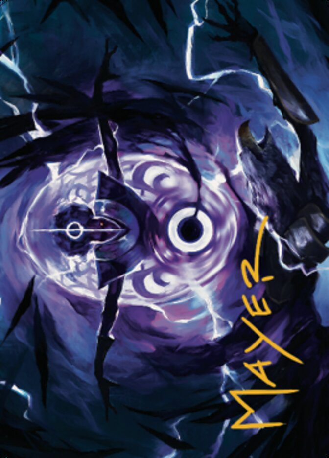 Rona's Vortex Art Card (Gold-Stamped Signature) [Dominaria United Art Series] - Magic: The Gathering - Card Brawlers | Quebec | Canada |