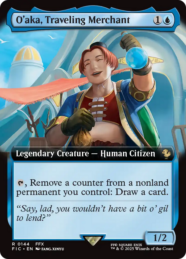 O'aka, Traveling Merchant (Extended Art) [FINAL FANTASY Commander] - Magic: The Gathering - Card Brawlers | Quebec | Canada |