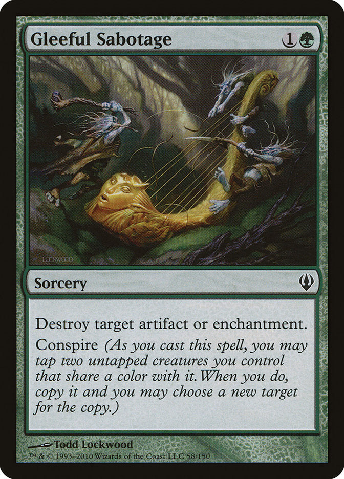 Gleeful Sabotage [Archenemy] - Magic: The Gathering - Card Brawlers | Quebec | Canada |