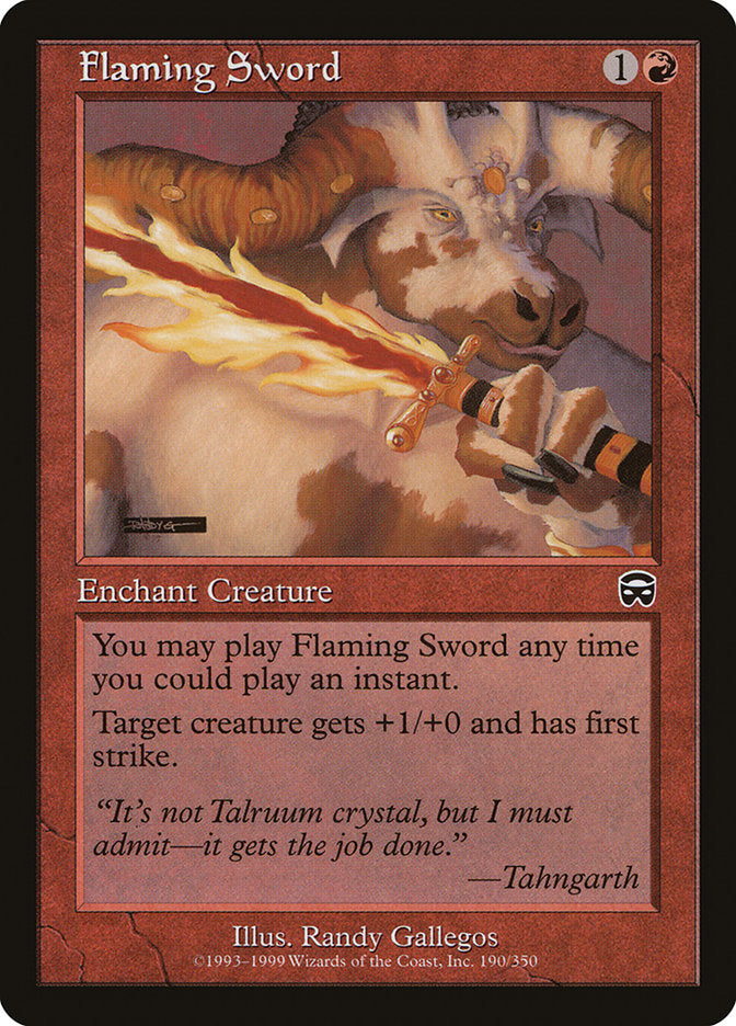 Flaming Sword [Mercadian Masques] - Magic: The Gathering - Card Brawlers | Quebec | Canada |