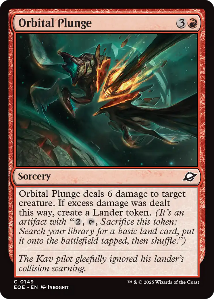 Orbital Plunge [Edge of Eternities] - Magic: The Gathering - Card Brawlers | Quebec | Canada |