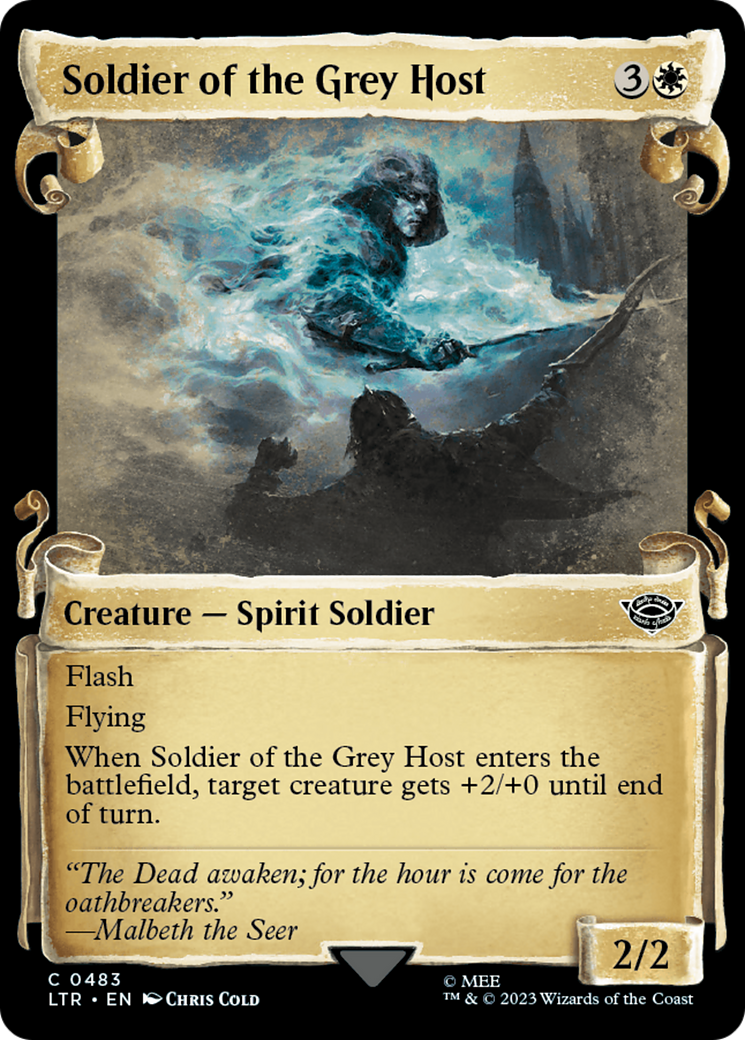 Soldier of the Grey Host [The Lord of the Rings: Tales of Middle-Earth Showcase Scrolls] - Magic: The Gathering - Card Brawlers | Quebec | Canada |