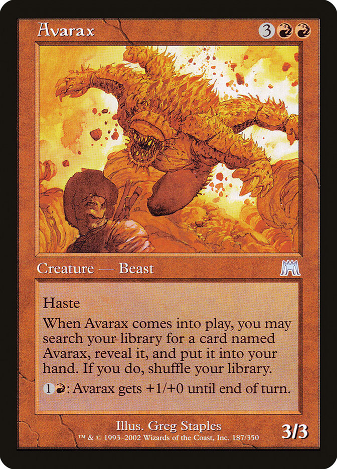 Avarax [Onslaught] - Magic: The Gathering - Card Brawlers | Quebec | Canada |