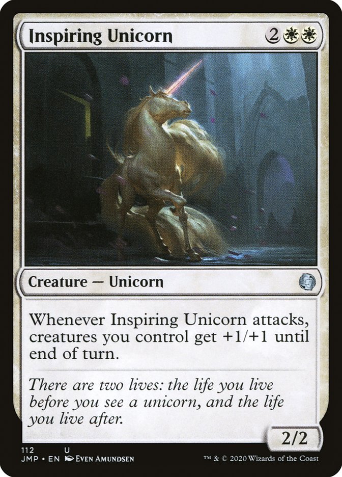 Inspiring Unicorn [Jumpstart] - Magic: The Gathering - Card Brawlers | Quebec | Canada |