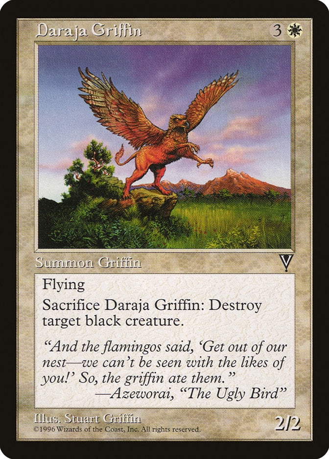 Daraja Griffin [Visions] - Magic: The Gathering - Card Brawlers | Quebec | Canada |
