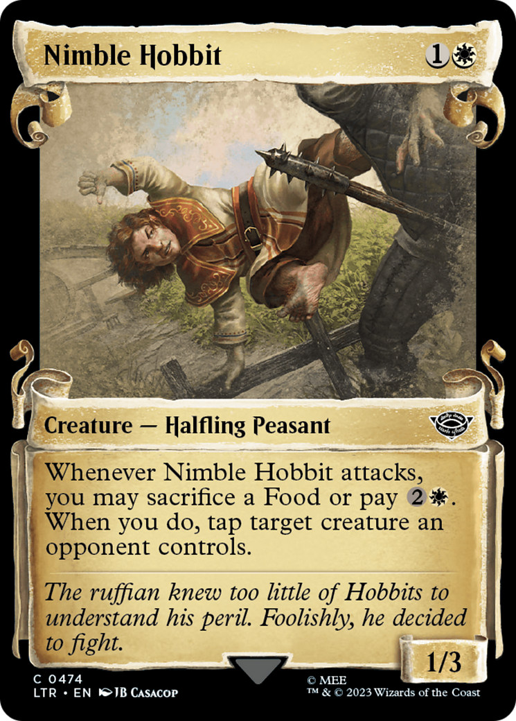 Nimble Hobbit [The Lord of the Rings: Tales of Middle-Earth Showcase Scrolls] - Magic: The Gathering - Card Brawlers | Quebec | Canada |