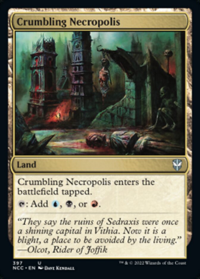 Crumbling Necropolis [Streets of New Capenna Commander] - Magic: The Gathering - Card Brawlers | Quebec | Canada |