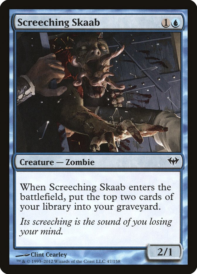 Screeching Skaab [Dark Ascension] - Magic: The Gathering - Card Brawlers | Quebec | Canada |