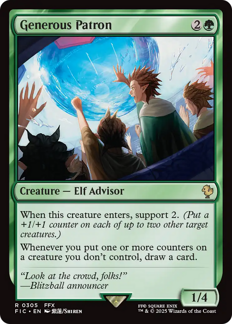 Generous Patron [FINAL FANTASY Commander] - Magic: The Gathering - Card Brawlers | Quebec | Canada |