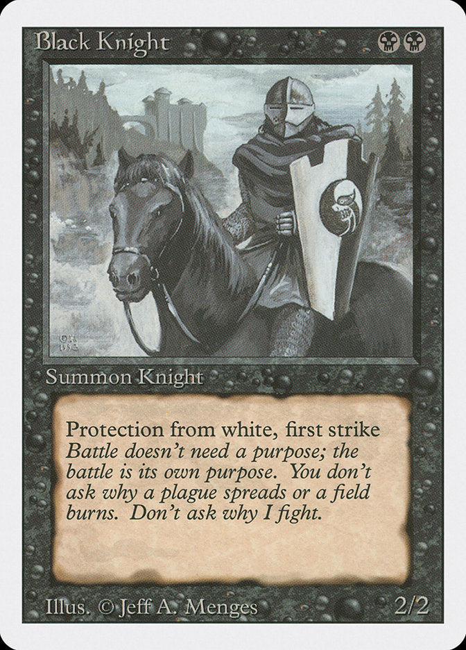 Black Knight [Revised Edition] - Magic: The Gathering - Card Brawlers | Quebec | Canada |