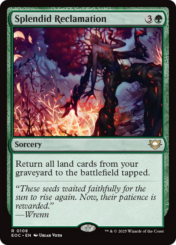 Splendid Reclamation [Edge of Eternities Commander] - Magic: The Gathering - Card Brawlers | Quebec | Canada |