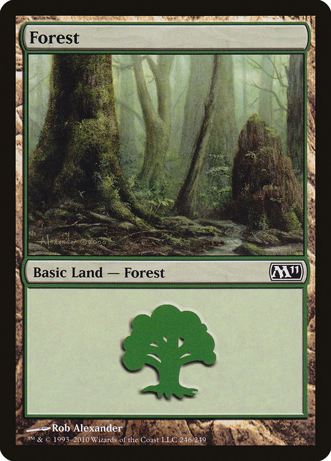 Forest (246) [Magic 2011] - Magic: The Gathering - Card Brawlers | Quebec | Canada |