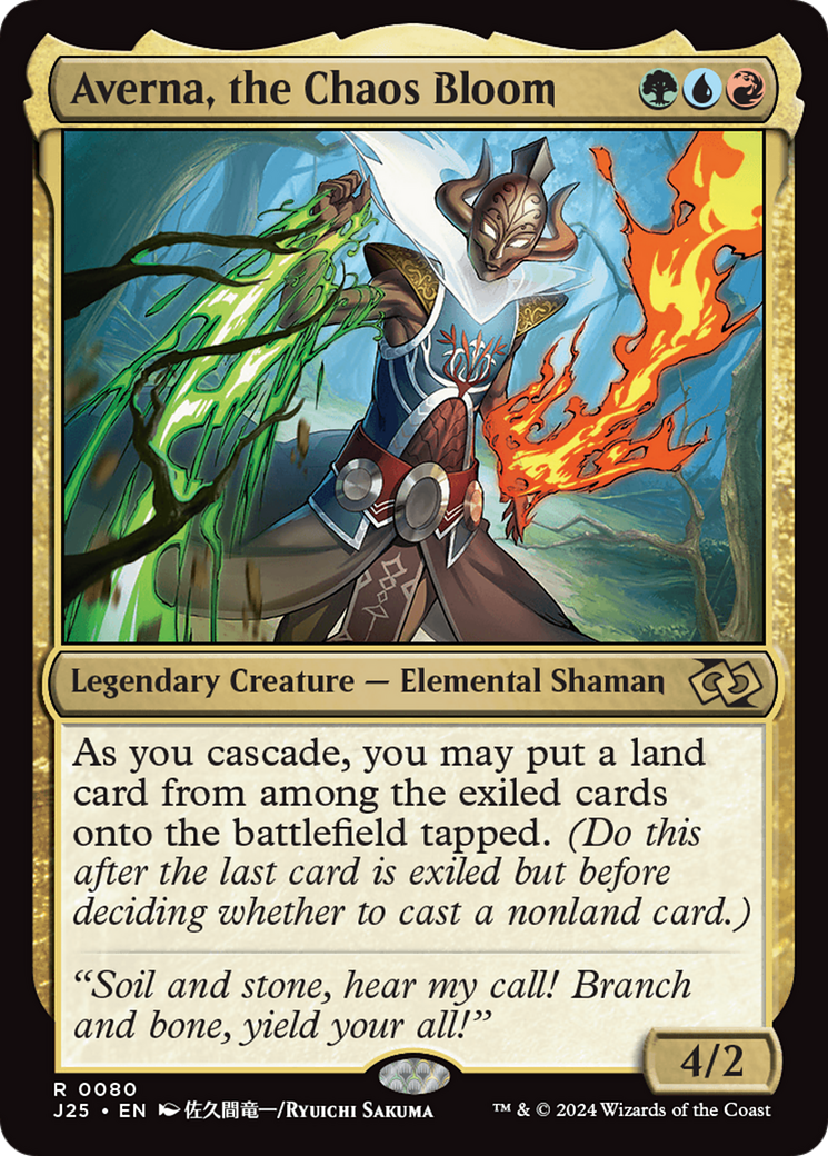Averna, the Chaos Bloom [Foundations Jumpstart] - Magic: The Gathering - Card Brawlers | Quebec | Canada |
