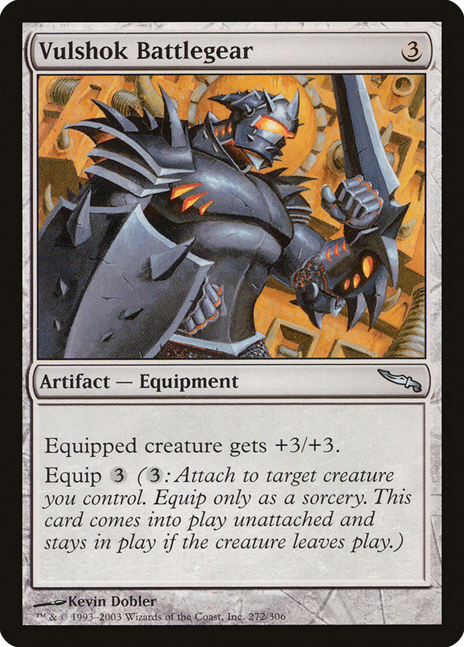 Vulshok Battlegear [Mirrodin] - Magic: The Gathering - Card Brawlers | Quebec | Canada |