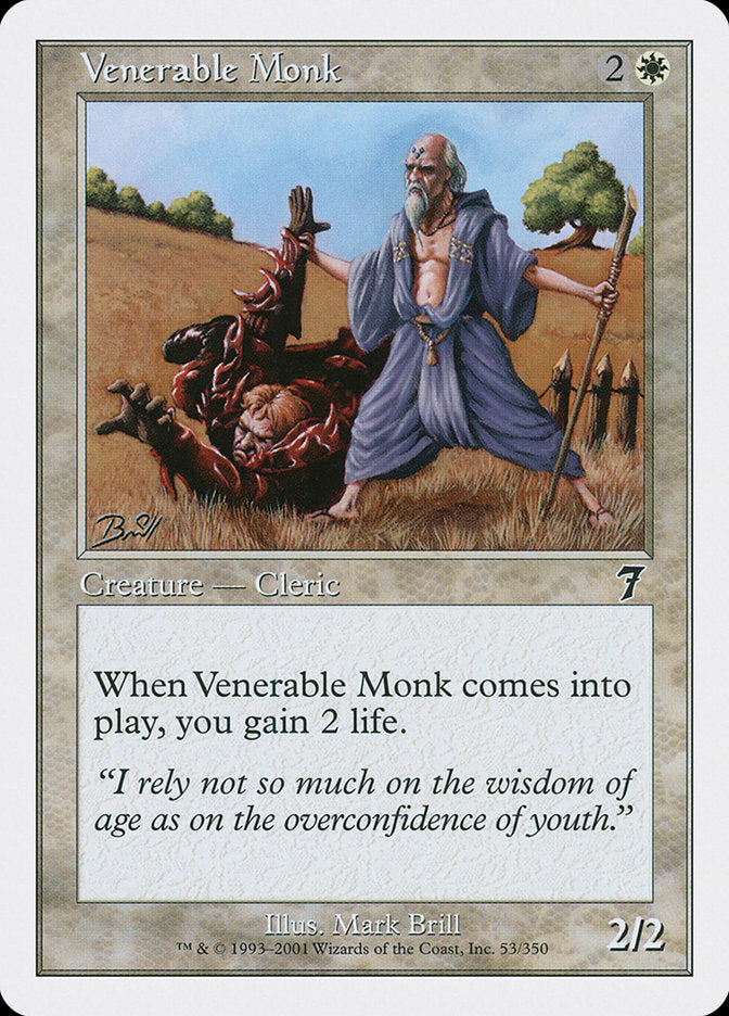 Venerable Monk [Seventh Edition] - Magic: The Gathering - Card Brawlers | Quebec | Canada |