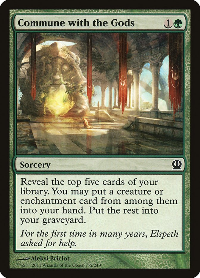 Commune with the Gods [Theros] - Magic: The Gathering - Card Brawlers | Quebec | Canada |