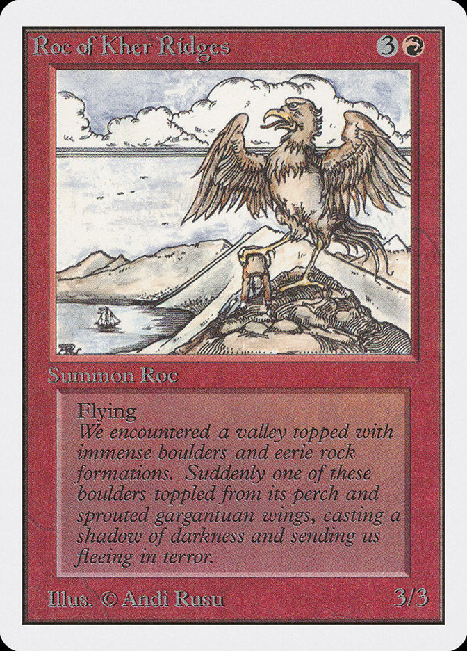 Roc of Kher Ridges [Unlimited Edition] - Magic: The Gathering - Card Brawlers | Quebec | Canada |