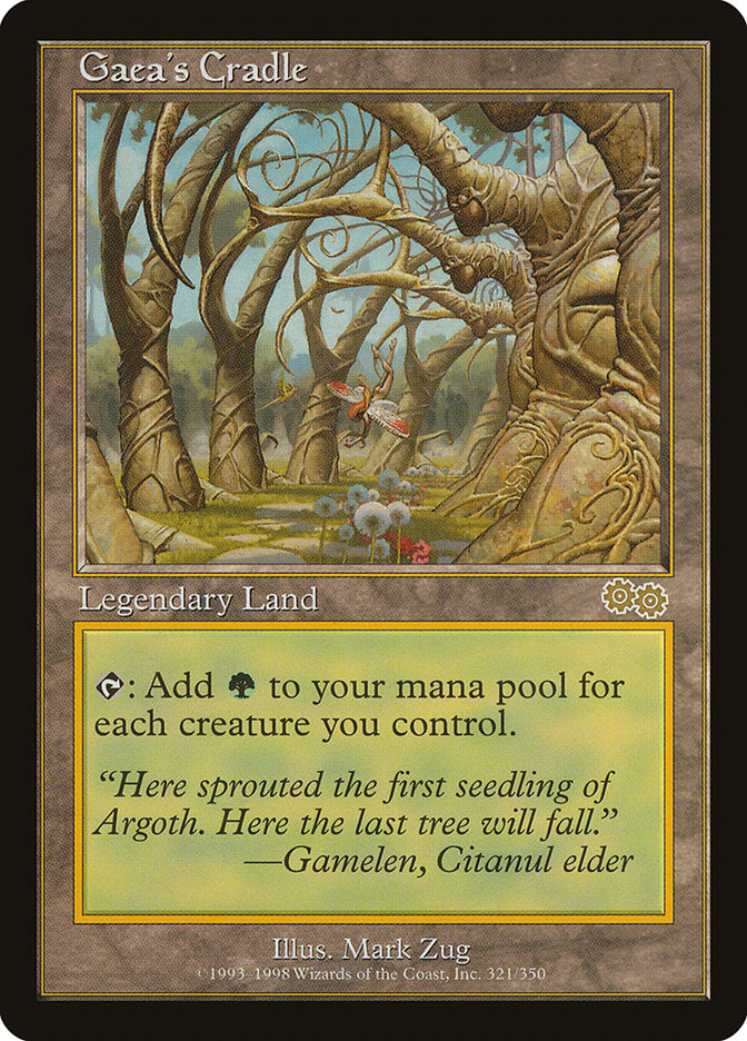 Gaea's Cradle [Urza's Saga] - Magic: The Gathering - Card Brawlers | Quebec | Canada |