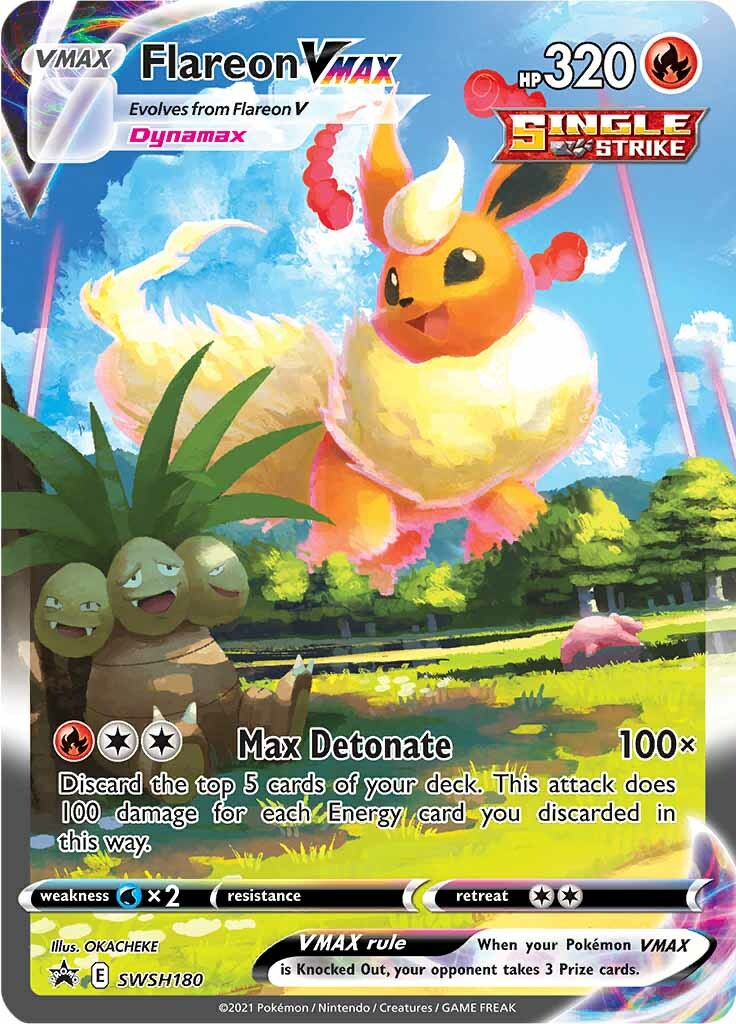 Flareon VMAX (SWSH180) [Sword & Shield: Black Star Promos] - Pokémon - Card Brawlers | Quebec | Canada |