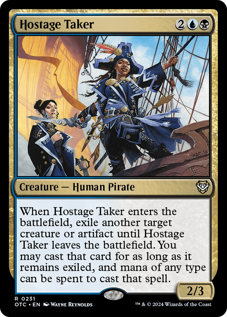 Hostage Taker [Outlaws of Thunder Junction Commander] - Magic: The Gathering - Card Brawlers | Quebec | Canada |