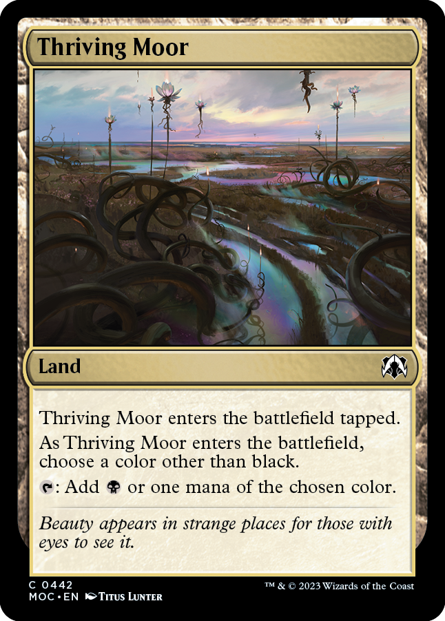 Thriving Moor [March of the Machine Commander] - Magic: The Gathering - Card Brawlers | Quebec | Canada |
