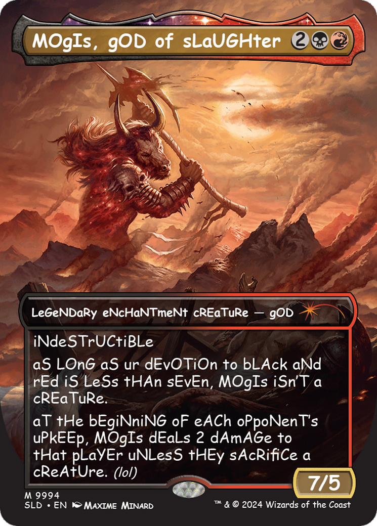 MOgIs, gOD of sLaUGHter (9994) [Secret Lair Drop Series] - Magic: The Gathering - Card Brawlers | Quebec | Canada |