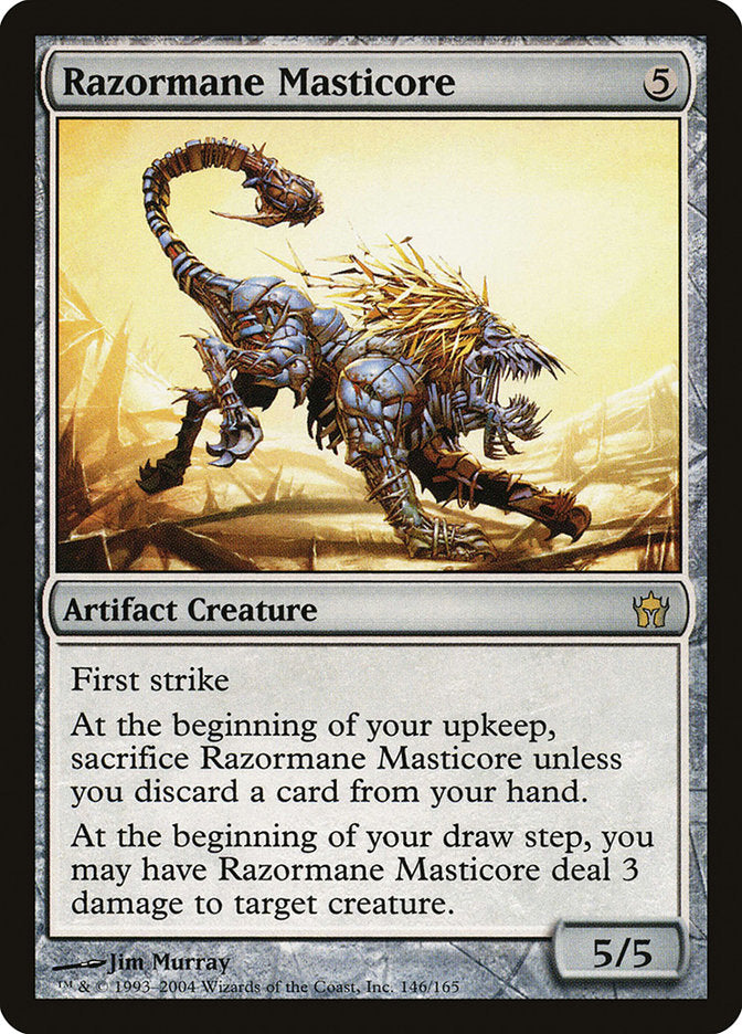 Razormane Masticore [Fifth Dawn] - Magic: The Gathering - Card Brawlers | Quebec | Canada |