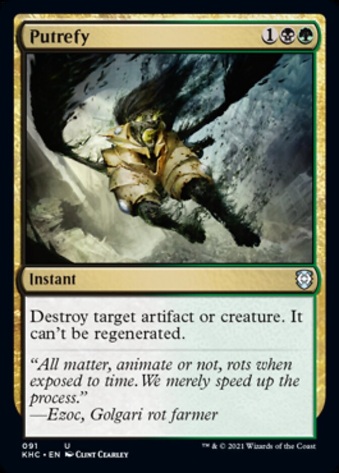 Putrefy [Kaldheim Commander] - Magic: The Gathering - Card Brawlers | Quebec | Canada |