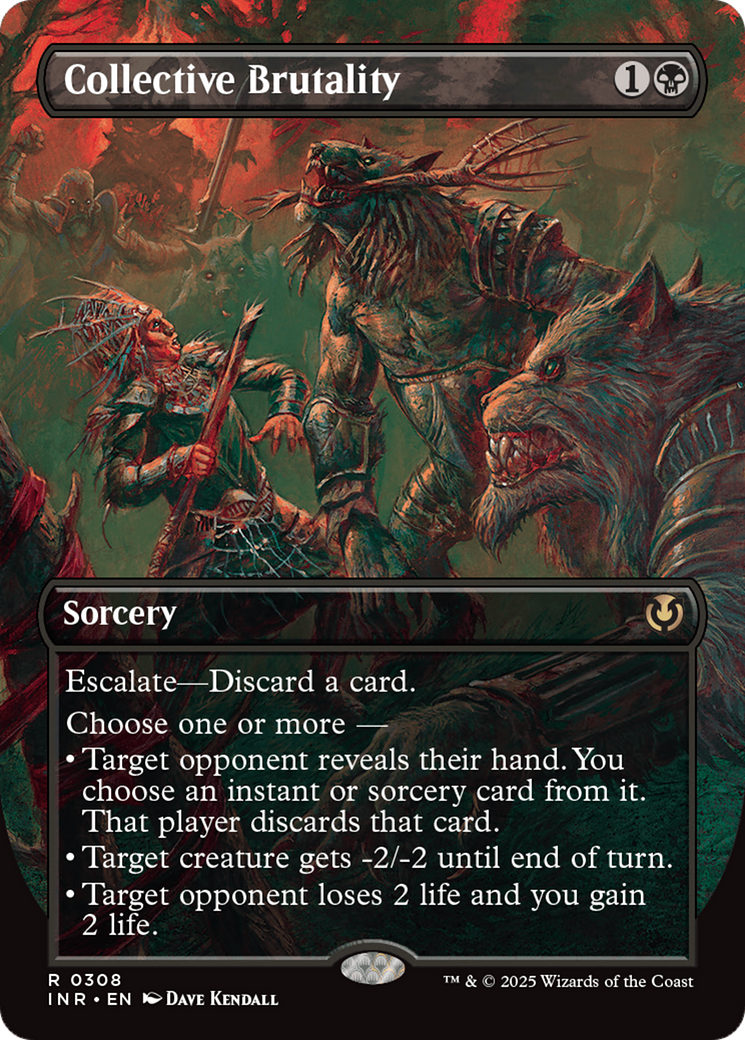 Collective Brutality (Borderless) [Innistrad Remastered] - Magic: The Gathering - Card Brawlers | Quebec | Canada |