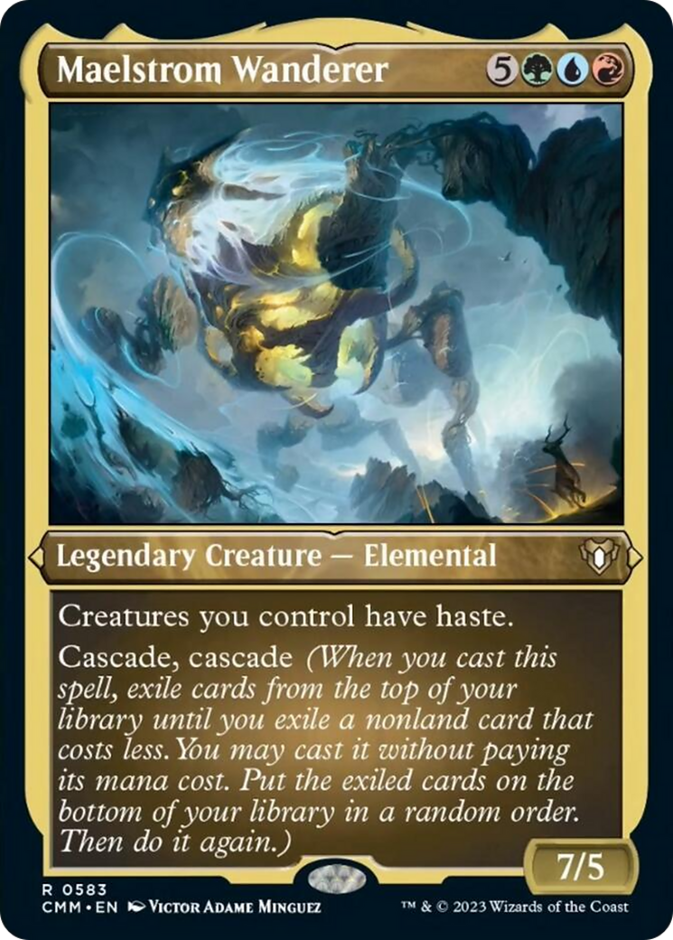 Maelstrom Wanderer (Foil Etched) [Commander Masters] - Magic: The Gathering - Card Brawlers | Quebec | Canada |