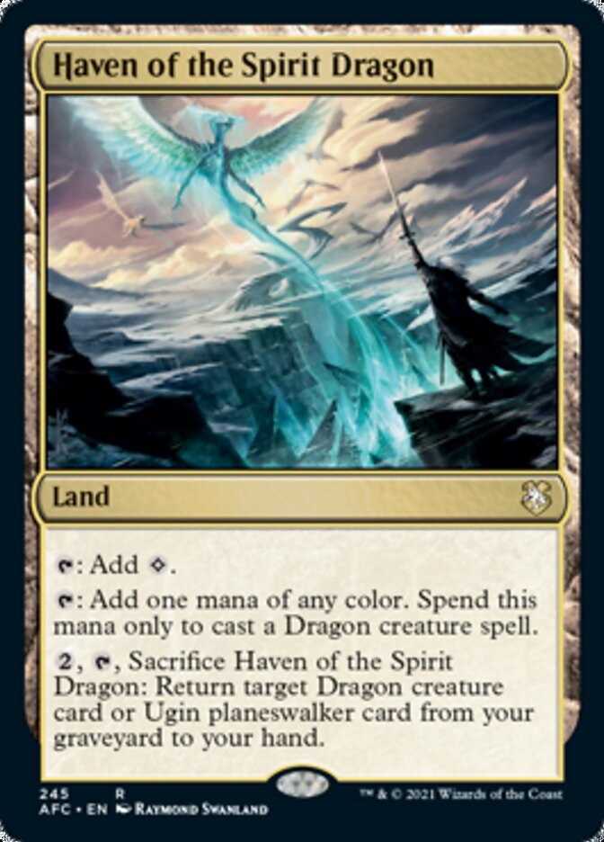 Haven of the Spirit Dragon [Dungeons & Dragons: Adventures in the Forgotten Realms Commander] - Magic: The Gathering - Card Brawlers | Quebec | Canada |