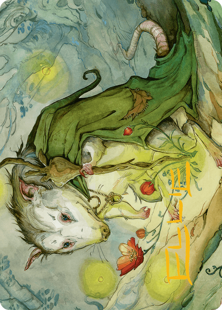Tender Wildguide Art Card (Gold-Stamped Signature) [Bloomburrow Art Series] - Magic: The Gathering - Card Brawlers | Quebec | Canada |