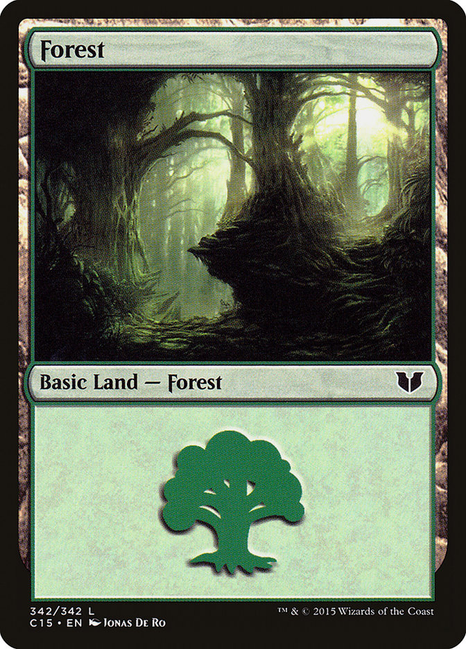 Forest (342) [Commander 2015] - Magic: The Gathering - Card Brawlers | Quebec | Canada |