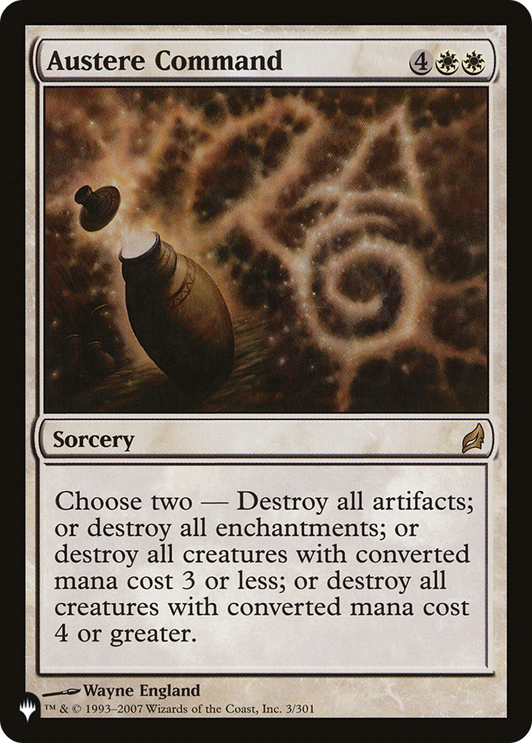 Austere Command [The List] - Magic: The Gathering - Card Brawlers | Quebec | Canada |