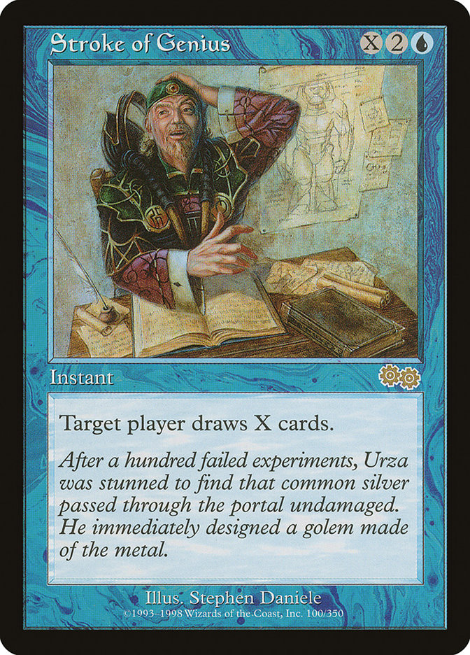 Stroke of Genius [Urza's Saga] - Magic: The Gathering - Card Brawlers | Quebec | Canada |