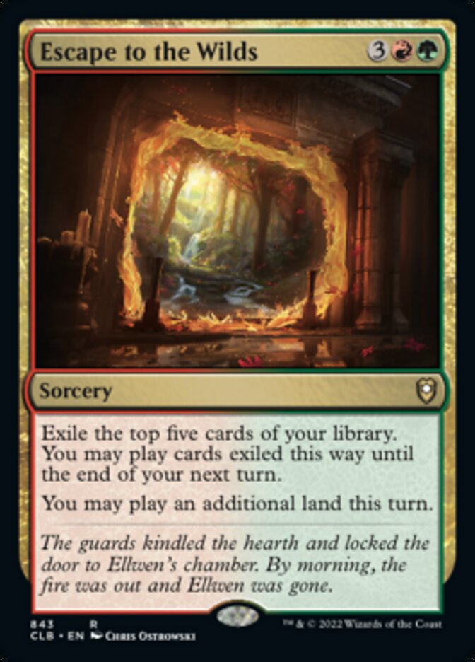 Escape to the Wilds [Commander Legends: Battle for Baldur's Gate] - Magic: The Gathering - Card Brawlers | Quebec | Canada |