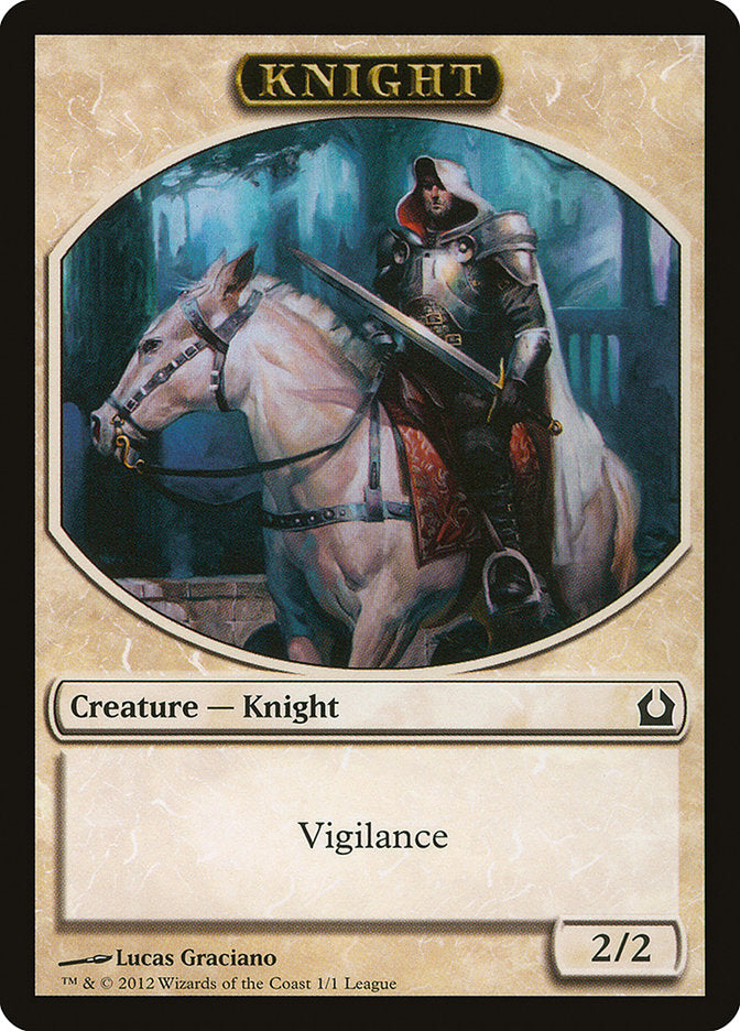Knight Token [League Tokens 2012] - Magic: The Gathering - Card Brawlers | Quebec | Canada |