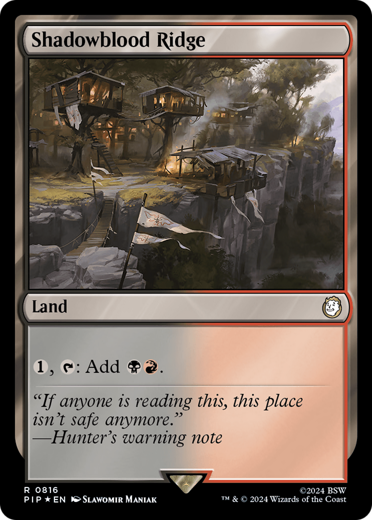 Shadowblood Ridge (Surge Foil) [Fallout] - Magic: The Gathering - Card Brawlers | Quebec | Canada |