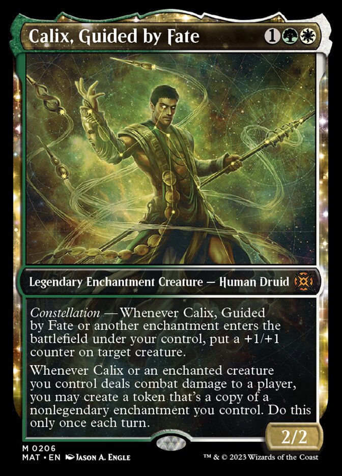 Calix, Guided by Fate (Showcase Halo Foil) [March of the Machine: The Aftermath] - Magic: The Gathering - Card Brawlers | Quebec | Canada |