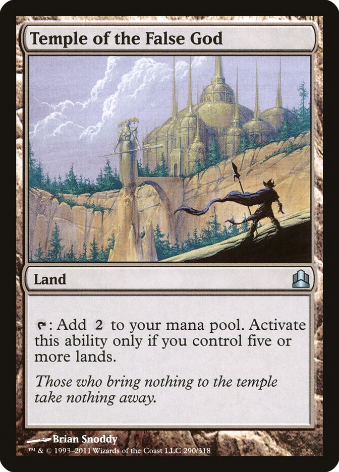 Temple of the False God [Commander 2011] - Magic: The Gathering - Card Brawlers | Quebec | Canada |