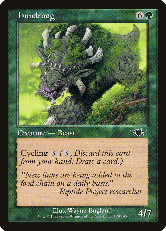 Hundroog [Legions] - Magic: The Gathering - Card Brawlers | Quebec | Canada |