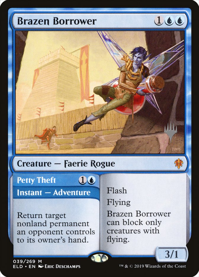 Brazen Borrower // Petty Theft (Promo Pack) [Throne of Eldraine Promos] - Magic: The Gathering - Card Brawlers | Quebec | Canada |